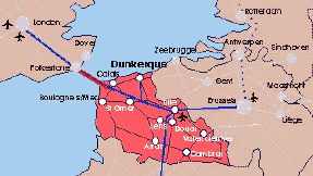 Dunkerque, ville du Nord de la France